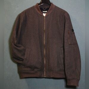 GAP Wool Blend Bomber Jacket - Large